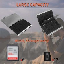 Premium High-End Luxury Reliable High-End Aluminum Alloy SD/TF Card Storage Case