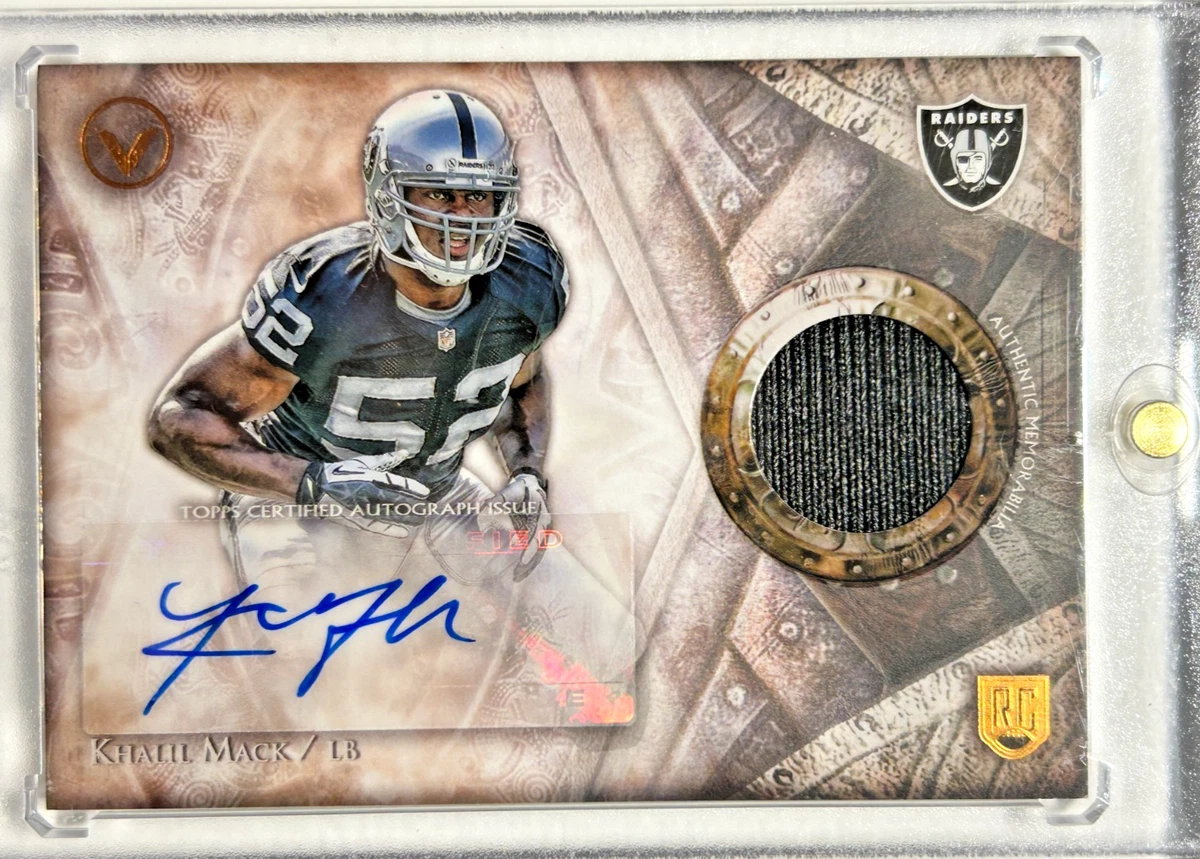 PANINI NFLカード ROOKIES AND STARS KHALIL MACK RAIDERS 02/25 #158