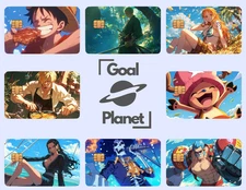 One Piece Themed Credit Card Skins (2 Pack) – Anime-Inspired Debit/Credit