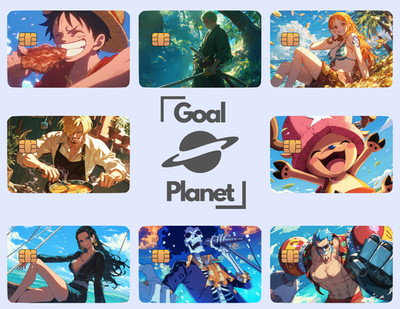 One Piece Themed Credit Card Skins (2 Pack)   Anime-Inspired Debit/Credit