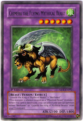 Chimera the Flying Mythical Beast [1st Edition] ABPF-EN092 card