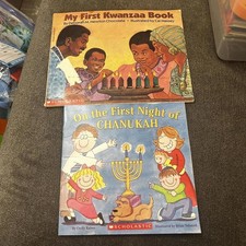 Scholastic Holiday Theme Books - Hanukkah  Kwanza