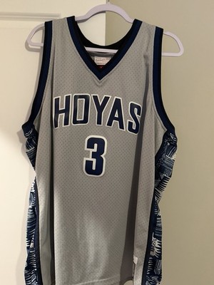 Allen Iverson Georgetown Hoyas Throwback M&N 2x new W/o Tags
