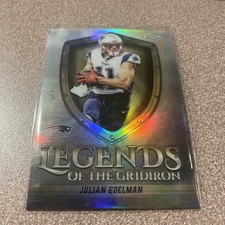2025 TOPPS CHROME LEGENDS OF THE GRIDIRON LOG24 JULIAN EDELMAN REFRACTOR