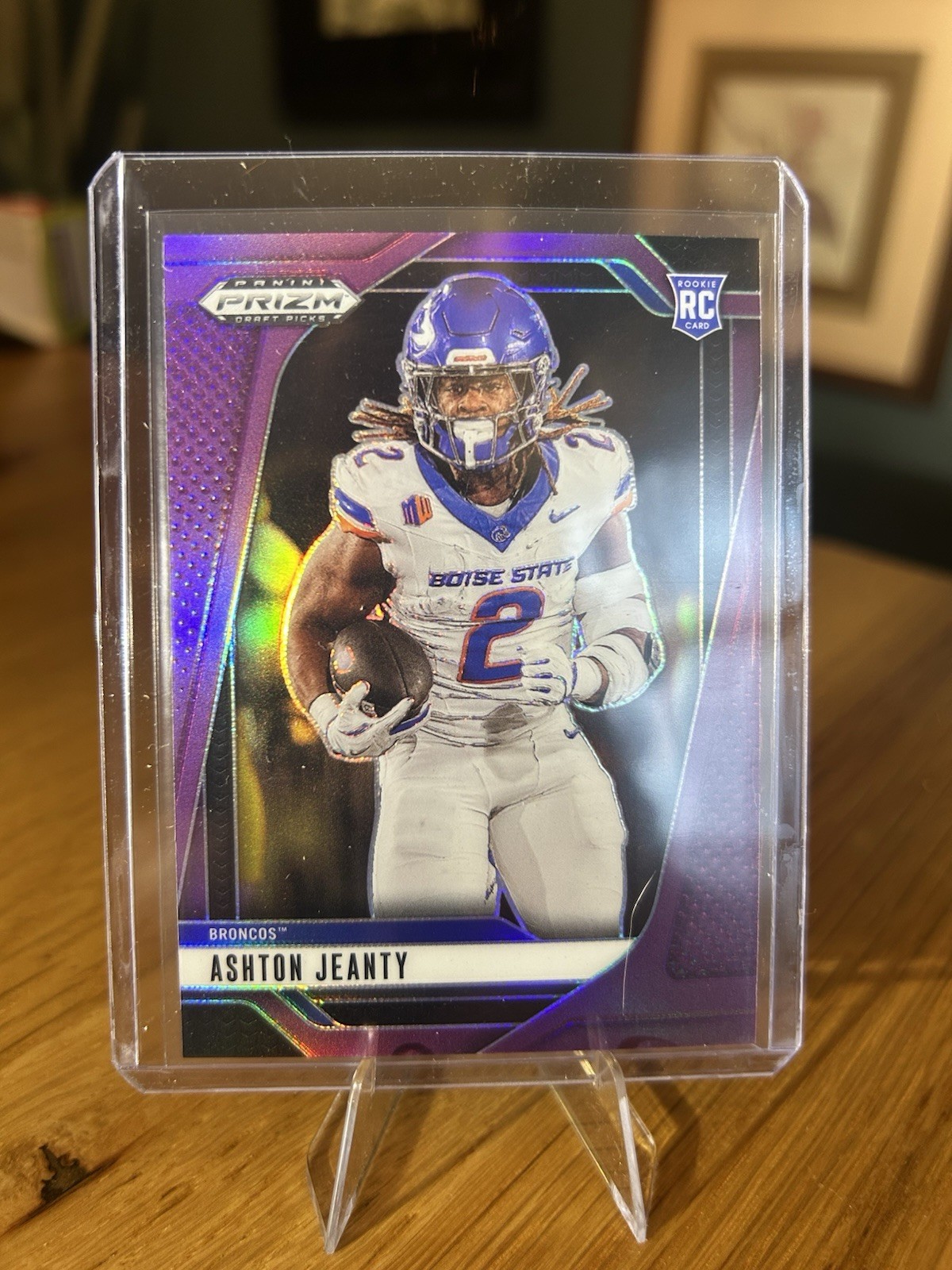 2025 Draft Prizm Ashton Jeanty Purple Holo  #07/99 No. 13