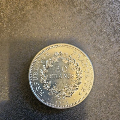 Pièce 50 Francs Argent 1974 hercules - Photo 1/2