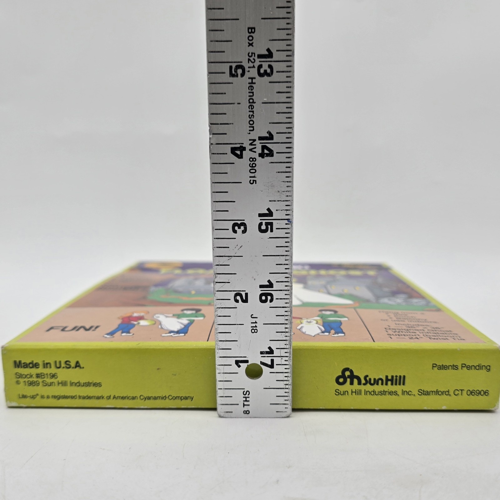 Sun Hill Glowing Floating Ghost Vintage Halloween Decoration 1989 Sealed Box