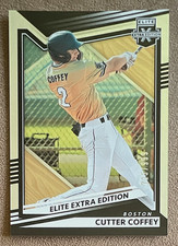 2022 Panini Elite Extra Edition - Cutter Coffey #41 /999 (RC, SN) Boston Red Sox