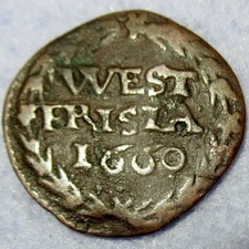 Early date 1660 New York Penny Colonial Copper Cent West Frisia Mint Certificate