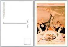 1927 La Vie Parisienne Flapper Art Deco Cartolina di Sem - Vita notturna Parigi