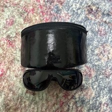 Courr ges Black Shadow Sunglasses with Case from Japan