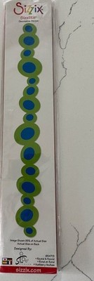 Sizzix Round & Round Sizzlits Decorative Strip Die Craft Supplies 