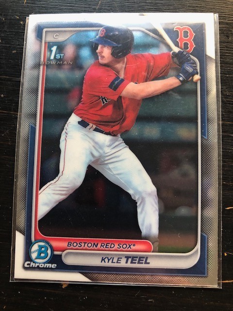 2024 Bowman - Chrome Prospects Kyle Teel #BCP-48 (RC), 1st Bowman, White Sox