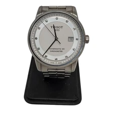 Tissot T-Classic Luxury Powermatic 80 White Diamond Watch T086.408.11.016.00