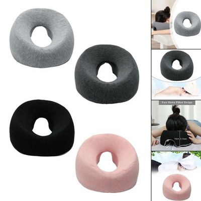 Massageliege Face Down Kissen Ergonomische Gesichtswiege für Flugzeug Büro Zuhause