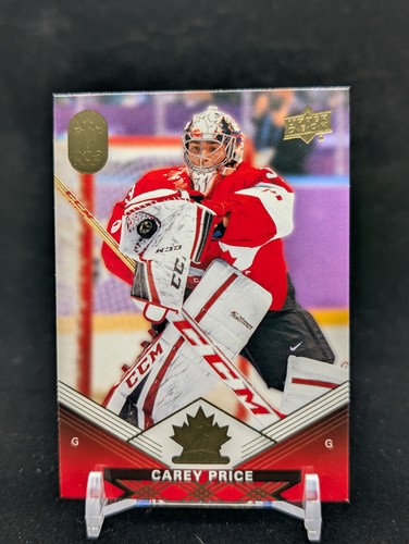 Carey Price #59 2025 Upper Deck Tim Hortons Team Canada card