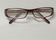 Corinne Mccormack Lex BRN Reading Glasses 2.50 2.00 W/ Soft Case