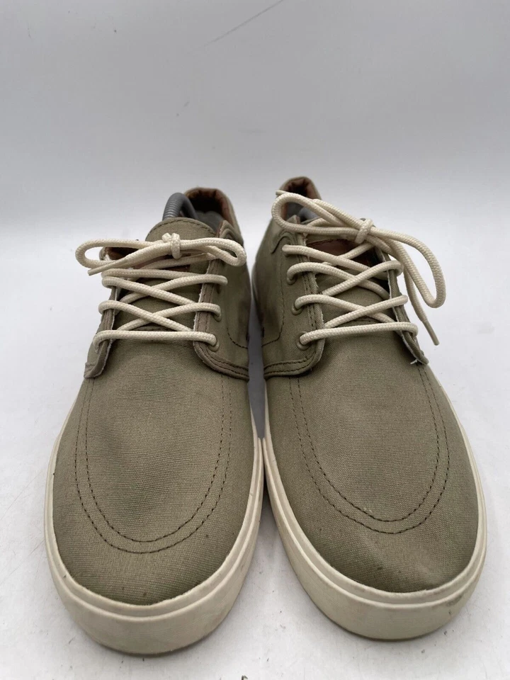 Tênis Merona de Lona Masculino Tamanho 10.5 Verde com Cadarço Top Baixo Atlético F16804872 - Imagem 2 de 4