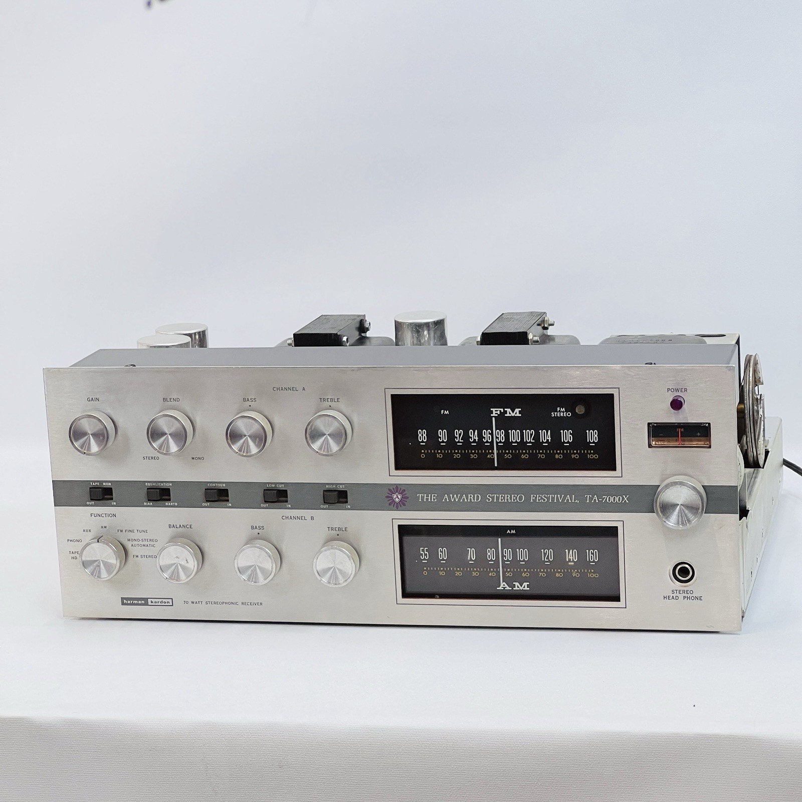 VTG RARE Harman Kardon TA-7000X Tube Stereo Receiver 70W – WORKS!