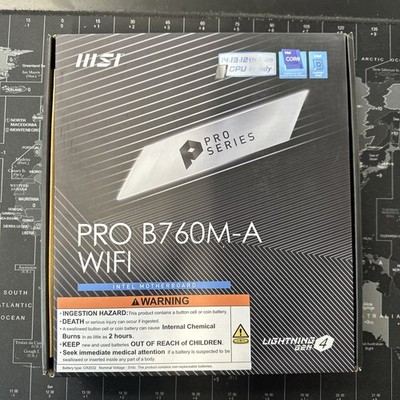 MSI PRO B760M-A WIFI DDR5 Mainboard Intel Sockel 1700 Intel B760 USB 3.2 M.2