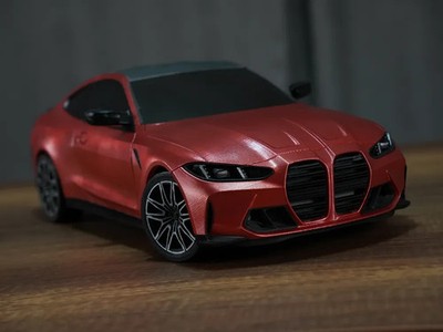 3d printed BMW M4 G82   1:10 Scale Model/RC Car