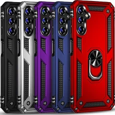 For Samsung Galaxy A17 A16 A56 A26 A36 ARMOUR Case Shockproof Stand Phone Cover