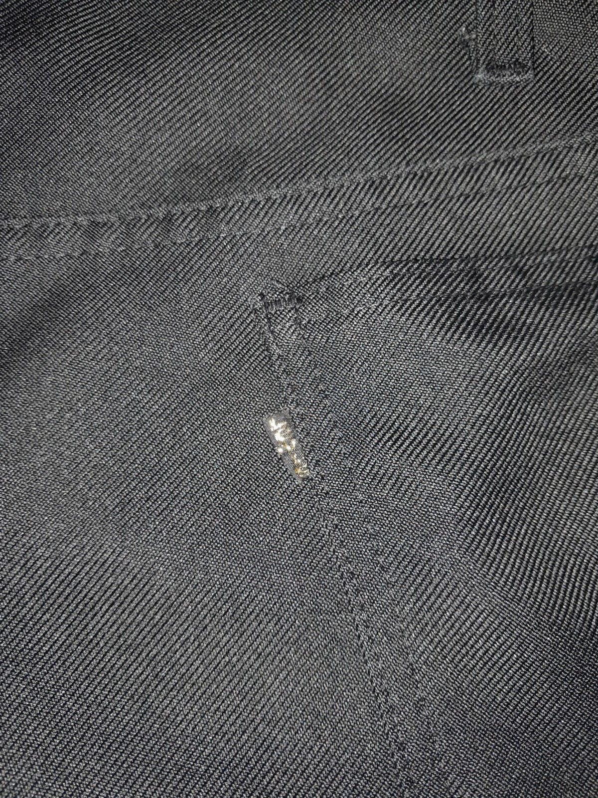 Levi's Men's Flat Front Solid Black Polyester Sz … - image 9