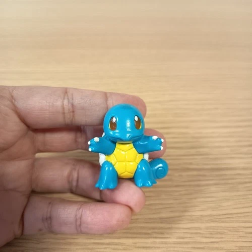 Vintage TOMY Pokemon SQUIRTLE 1.5" Mini Figure Nintendo CGTSJ Collectible Toy