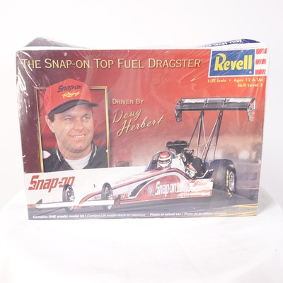 #ad #ad Snap On New Revell Plastic Model Kit Doug Herbert Top Fuel Dragster 1:25 Scale $50.00
