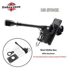 Billet Short Shifter Box For Hyundai Genesis Coupe Lockout H Pattern Aluminum Us