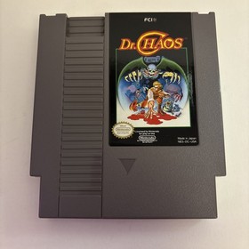 Dr. Chaos NES 1988 Full Box, Cartridge, Manual Nintendo 8 Bit CIB Cartridge