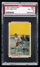 1952-53 Parkhurst Max Bentley #95 PSA 6 0f8