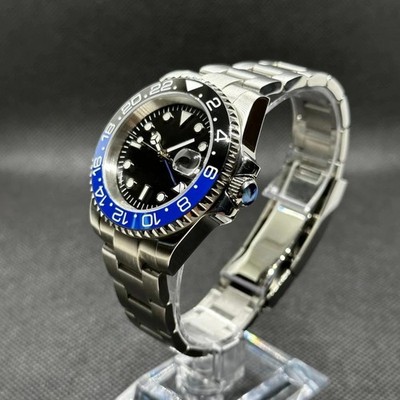Automatic GMT Diver watch | Two Tone | blue/black | 40mm | NH34 | Sapphireglass