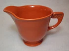 Vintage Homer Laughlin Wells Art Glaze Fiesta Red 8oz Creamer 1930s