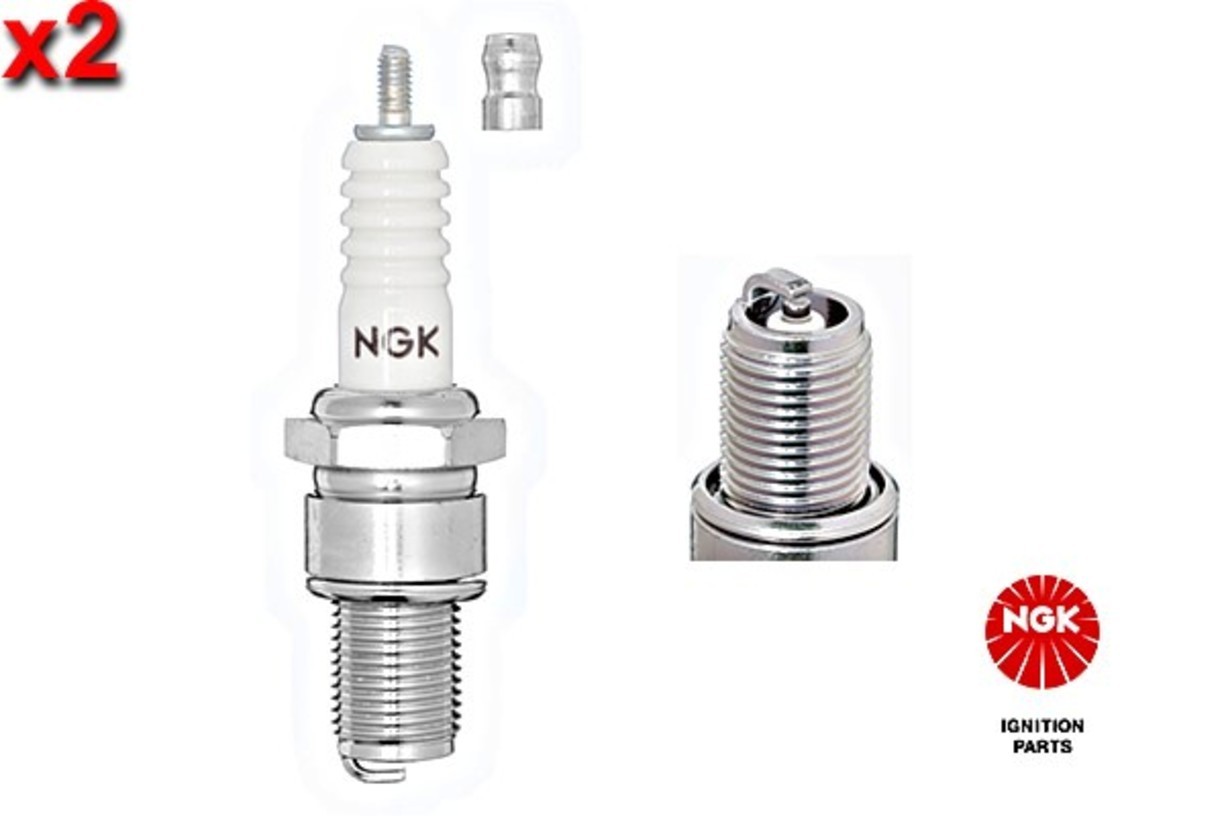 NGK 2x Spark Plug For GLAS 04 1004 PORSCHE 914 VW Transporter T3 63-92 7567.70