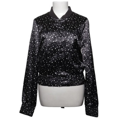 Gina Tricot, Bomberjacke, Damen, Größe: 40, KATY STAR JACKET, Schwarz/Weiß #z60