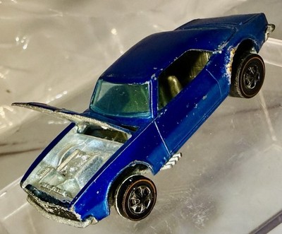 Hot Wheels Redline 1967 Custom Camaro Blue/Dark Interior HK VHTF