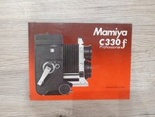italienische Gebrauchsanweisung Mamiya C330 f Professional Printed in Japan