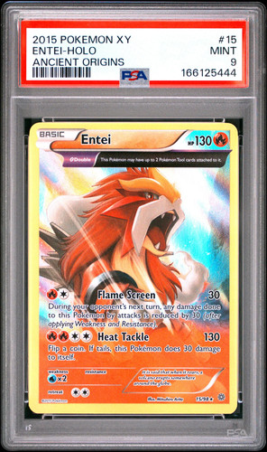 Entei graded PSA 9 for sale on eBay