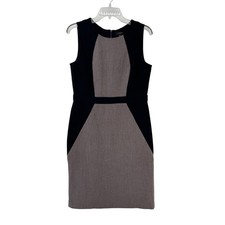 Ann Taylor Dress Black Plaid Office Business Workwear Cocktail Party Chic Size 8