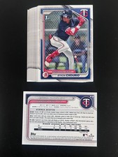 2024 Bowman Byron Chourio Prospects LOT OF 31 CARDS #BP-129 Minnesota Twins