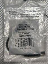 New Belkin Cable,USB,DSTP,USBA/USBB,6" F3U133-06 inch, 722868415276,