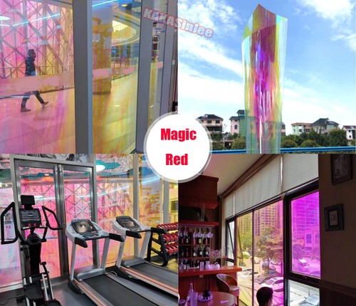 Adhesive Chameleon Rainbow Iridescent Wrap Window Film Glass Sticker Tint PET - Bild 4 von 20