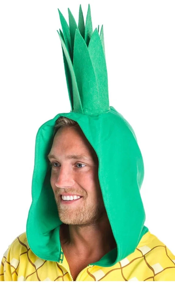 NWT~Tipsy Elves Men's Medium Pineapple One Piece Unisex Costume Halloween - Image 3 of 4