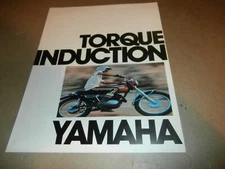 Original 1973 Yamaha  Torque Induction Motorcycle Sales Brochure