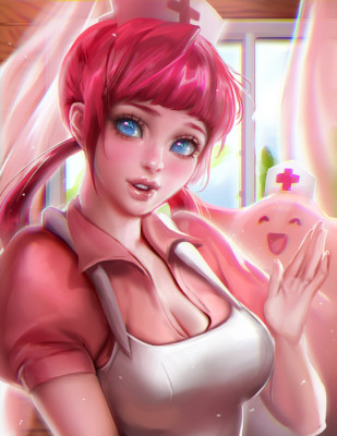 Nurse Joy #4 Photo Print - Pokemon Game Art Figure Statue Figurine