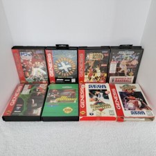 SEGA GENESIS SPORTS GAMES - LOT OF 8 GAMES - UNTESTED