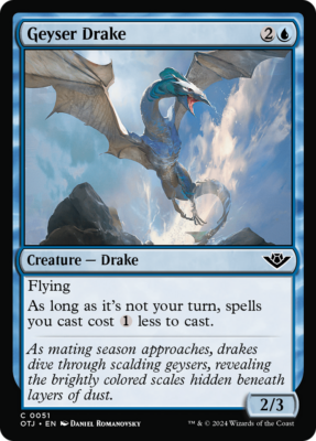 #ad #ad x4 Geyser Drake OTJ MTG 51 COMMON M NM 4x $1.21