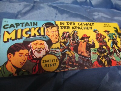 Captain Micki , Nr. 48 , Piccolo Comic , Sammlerauflage , Nostalgie Comics  # 6