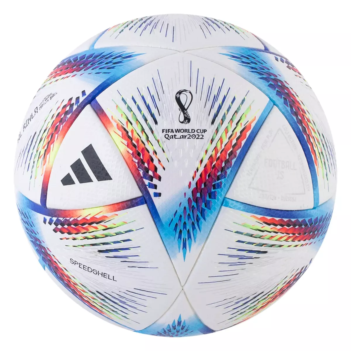 Ballon de Football Adidas Coupe du Monde 2022 Al Rihla Bleu Taille 5 -  Cdiscount Sport